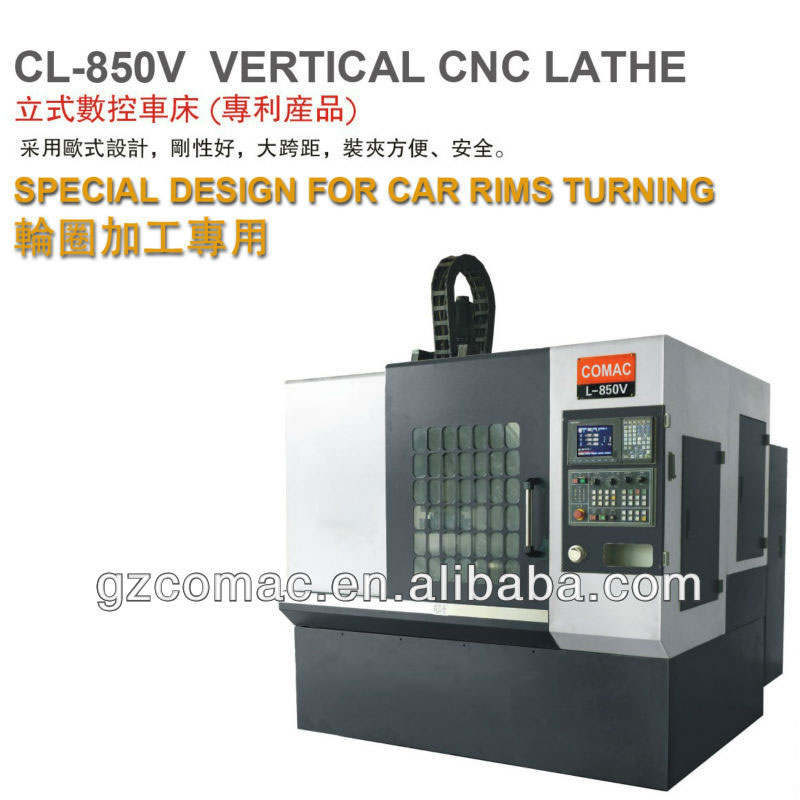 CNC vertical car rim turning mahcine